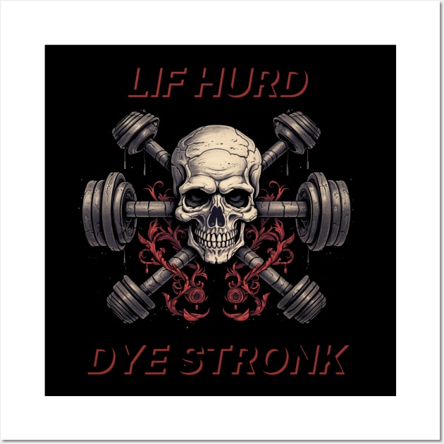 LIF HURD DYE STRONK Wall Art by MeBrokel